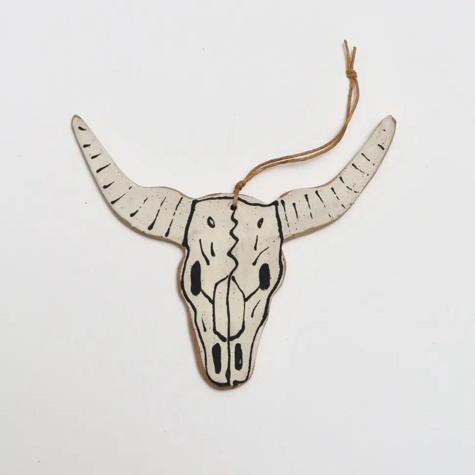 Ceramic Skull Ornament