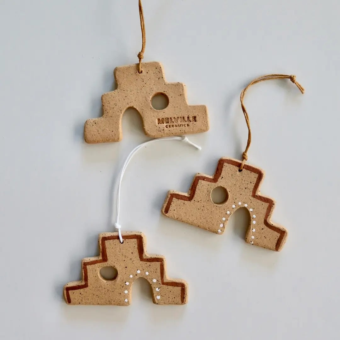 Ceramic Adobe Ornament