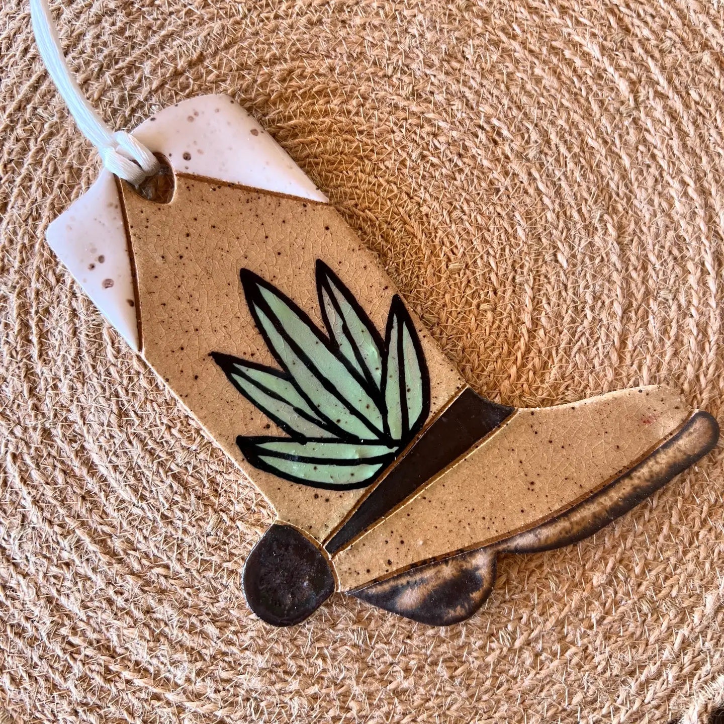 Ceramic Agave Boot Ornament