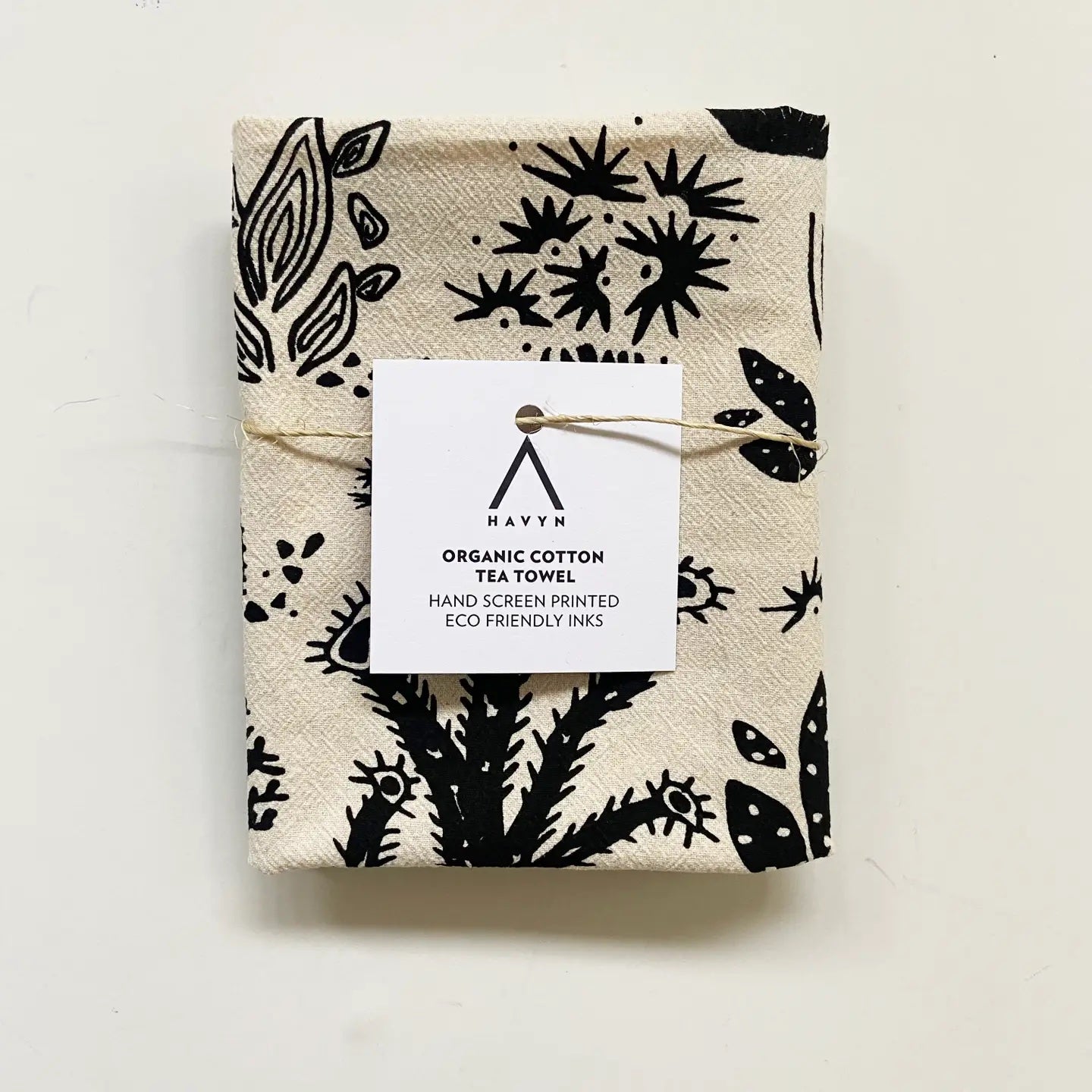 Desert Cactus Organic Tea Towel