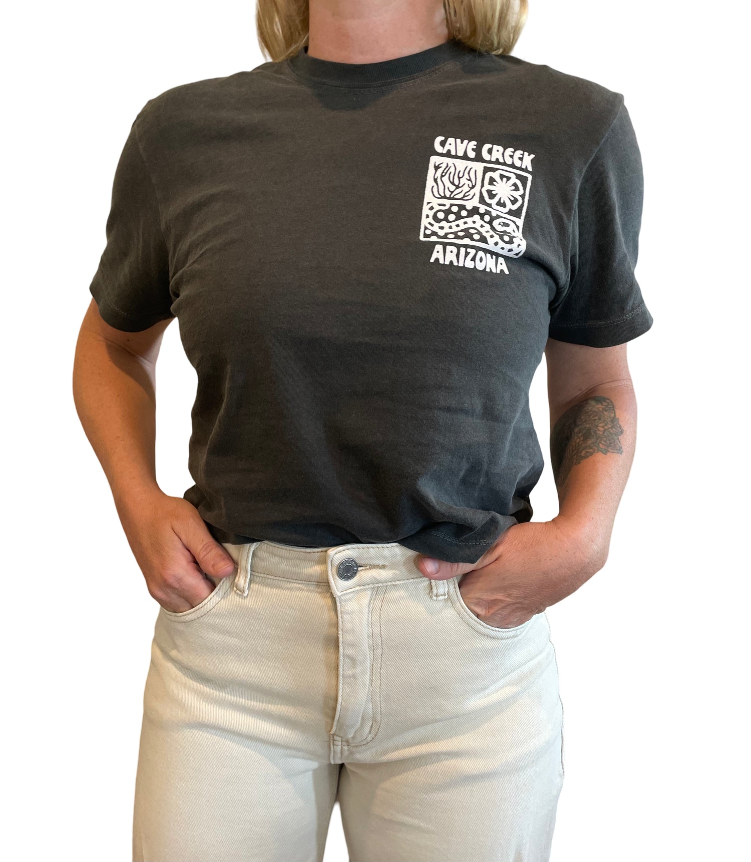Cave Creek Desert Trip Crop Tee