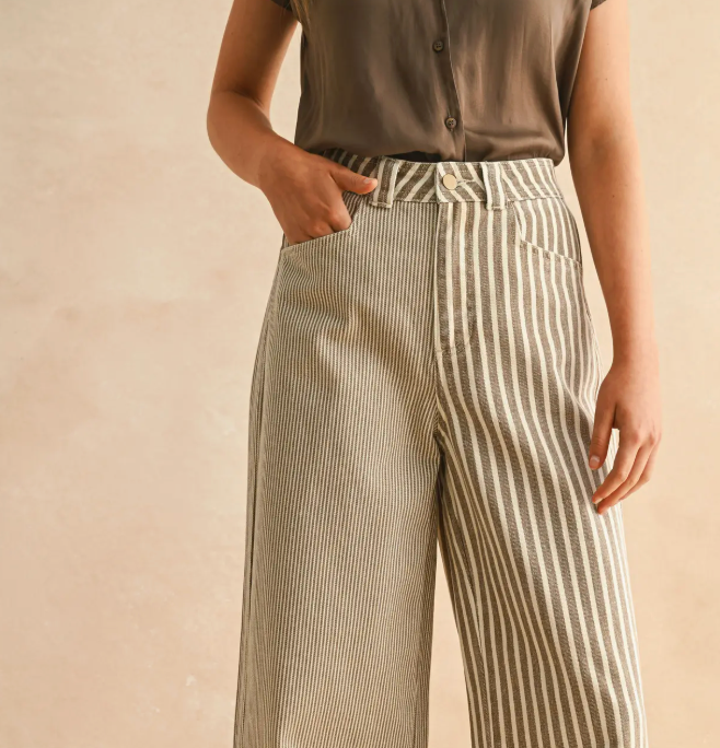 Mixed Stripe Pant