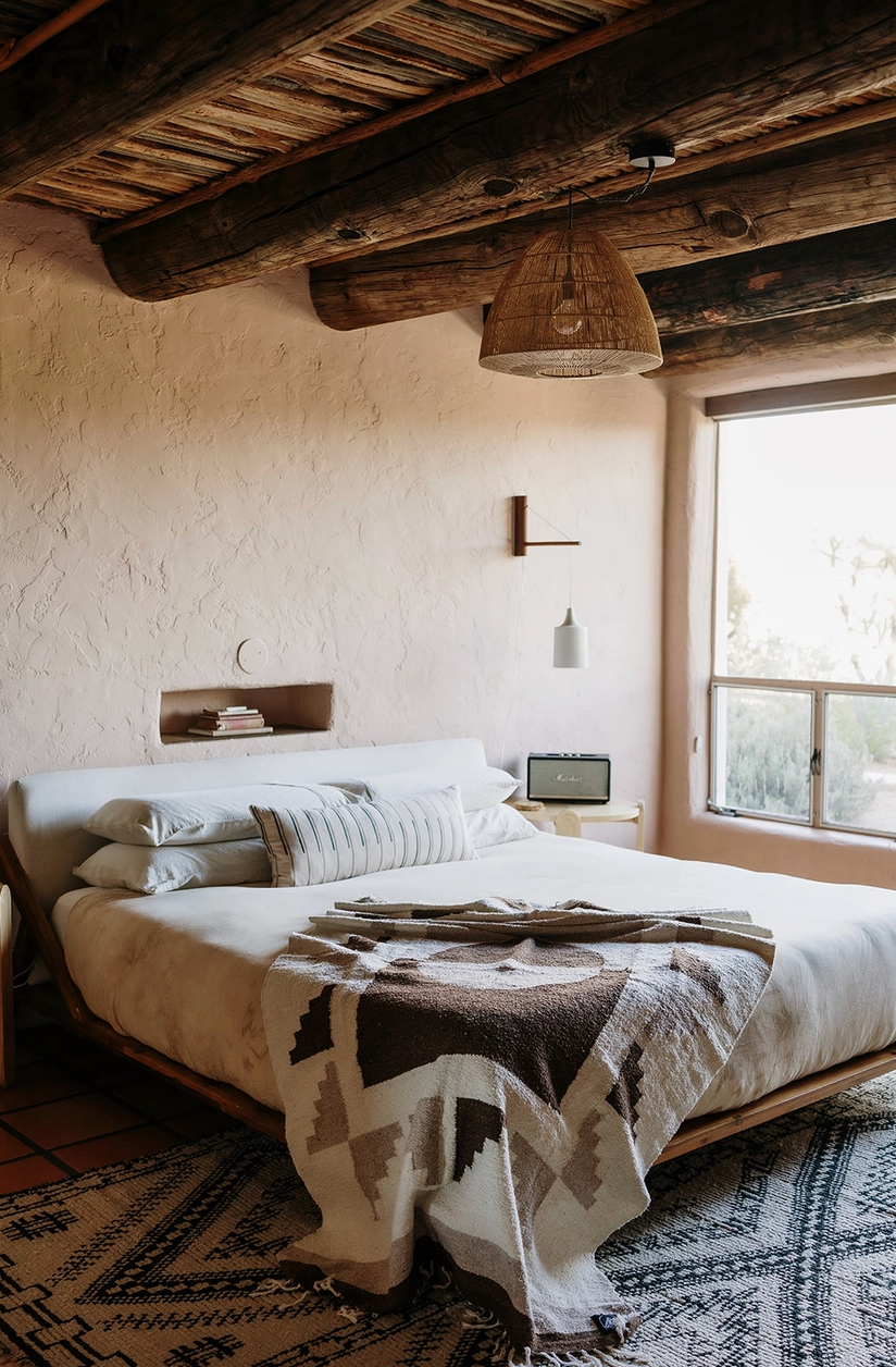 Day and Night Handwoven Blanket