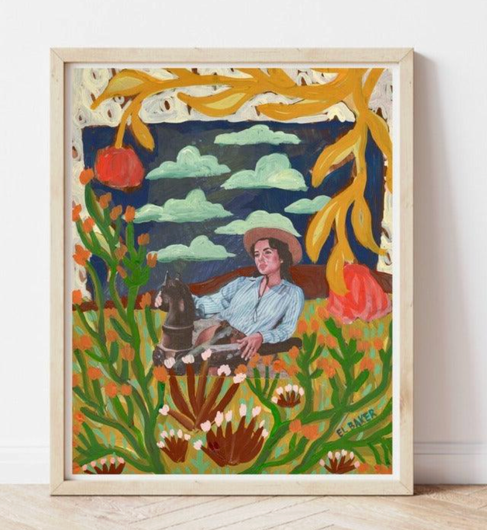 Elizabeth Taylor Desert Print