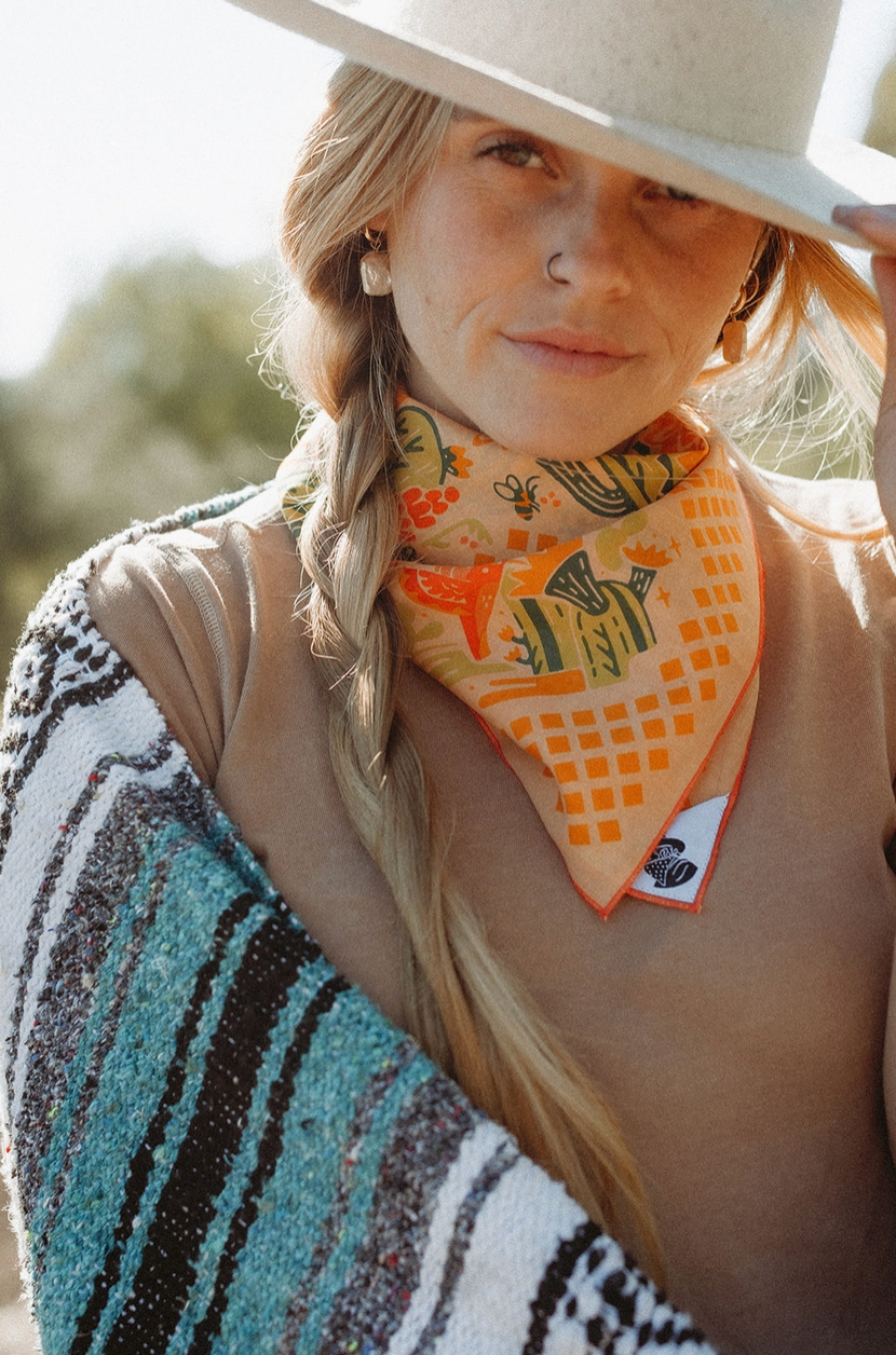 Prickly Pollinators Bandana