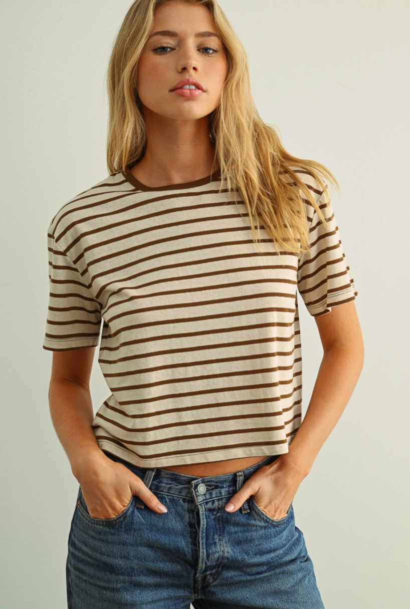 Stripe Ringer Tee