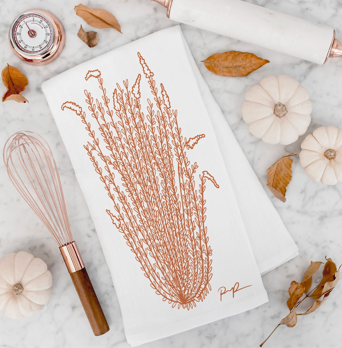 Ocotillo Rising Tea Towel