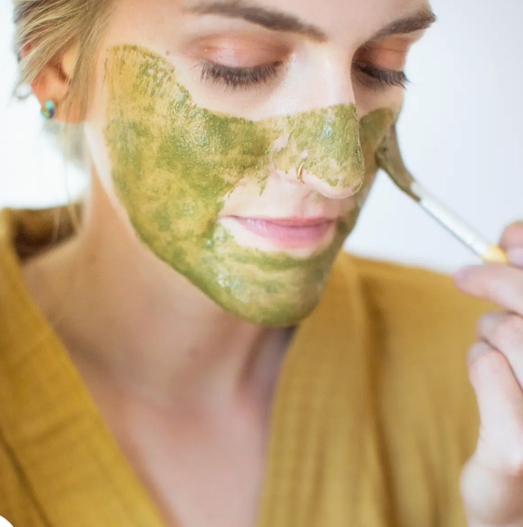 Matcha Lavender Botanical Face Mask