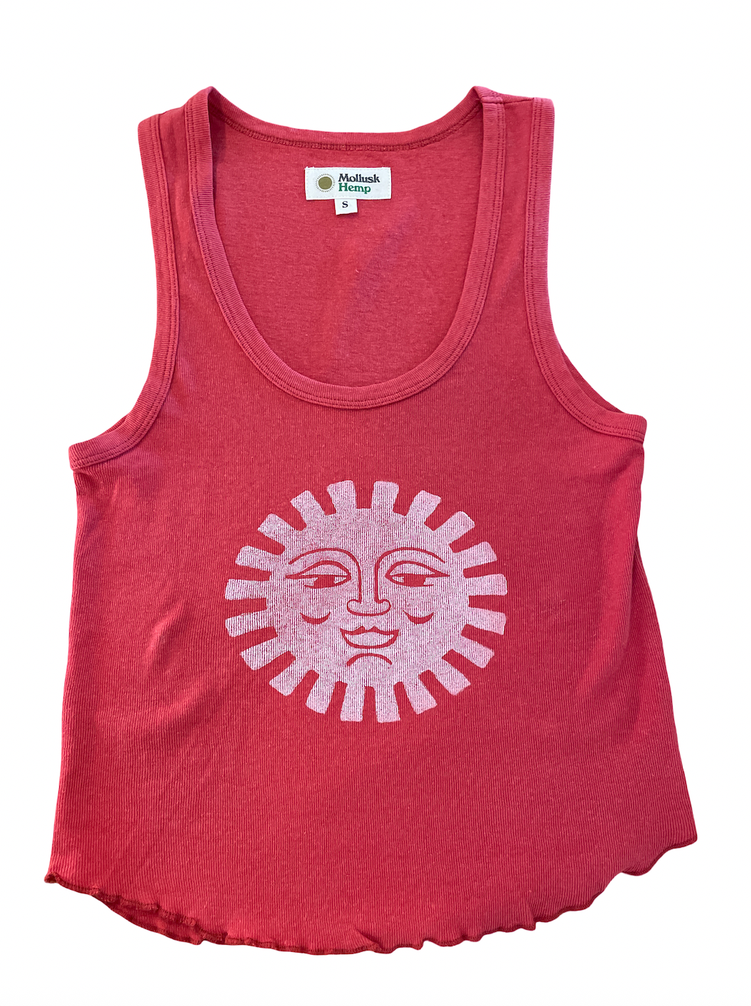Hemp Logo Tank: Tomato