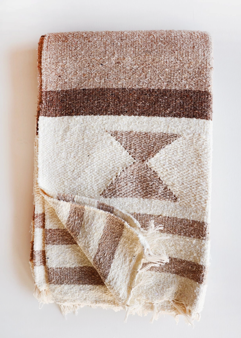 Sandstone Lines 2.0 Handwoven Blanket