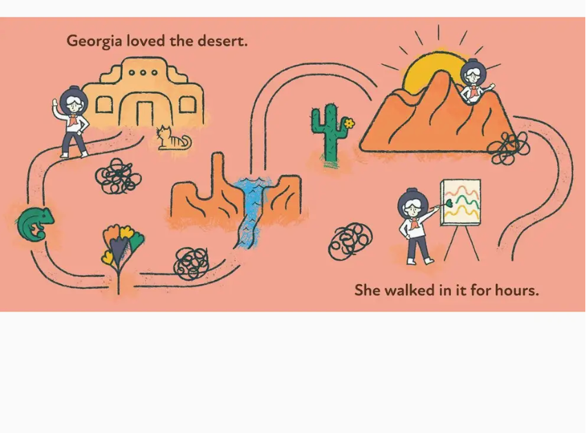 Georgia O'Keeffe Loved the Desert Book