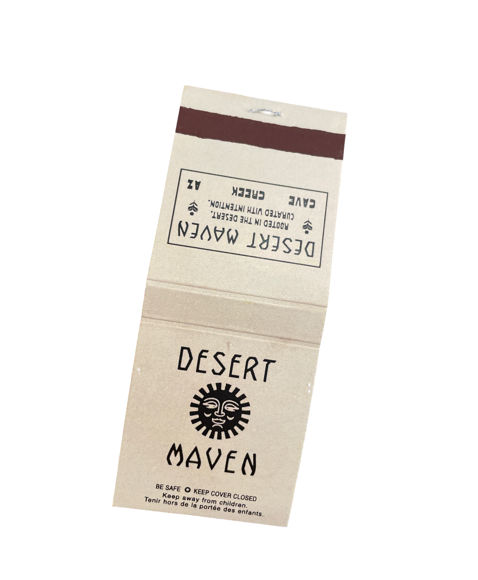 Desert Maven Matchbook
