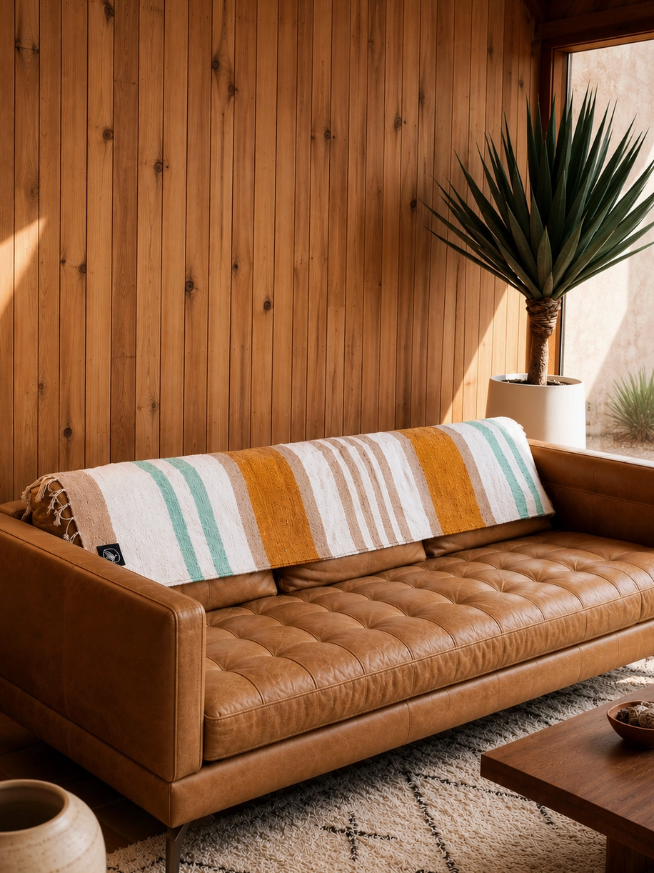 Desert Bloom Handwoven Blanket
