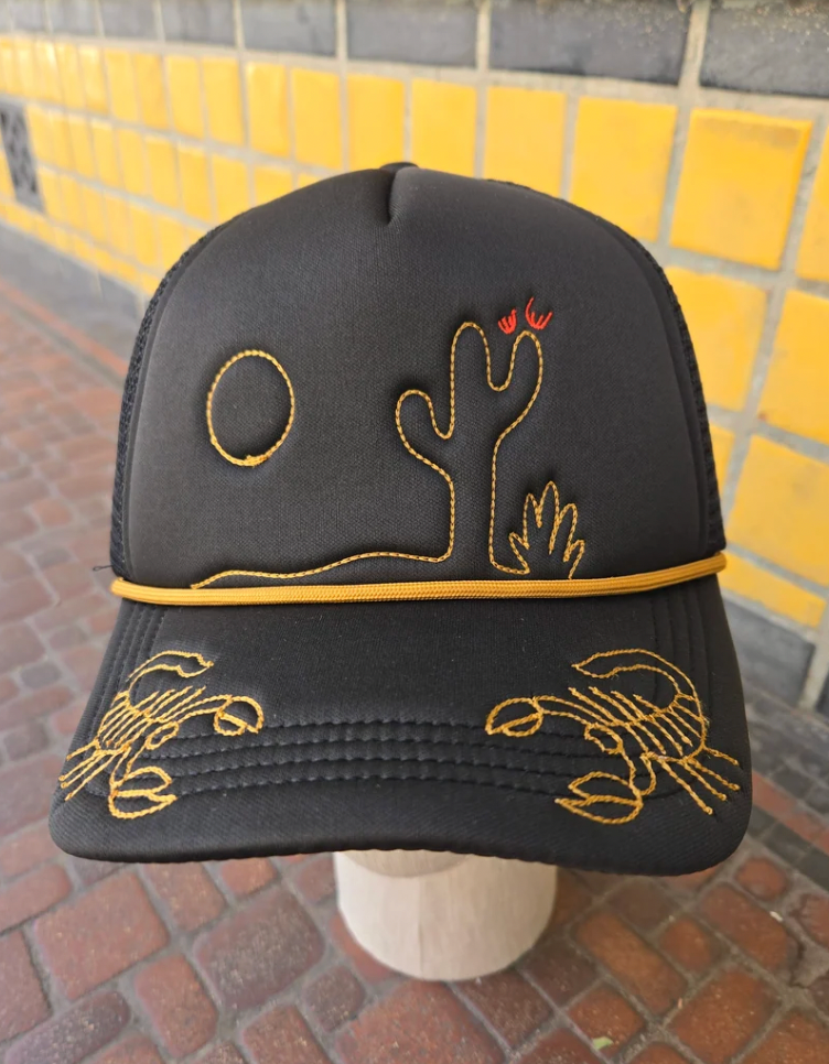 Sonoran Scorpion Chainstitch Trucker Hat