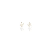 Silver Cactus Stud Earring