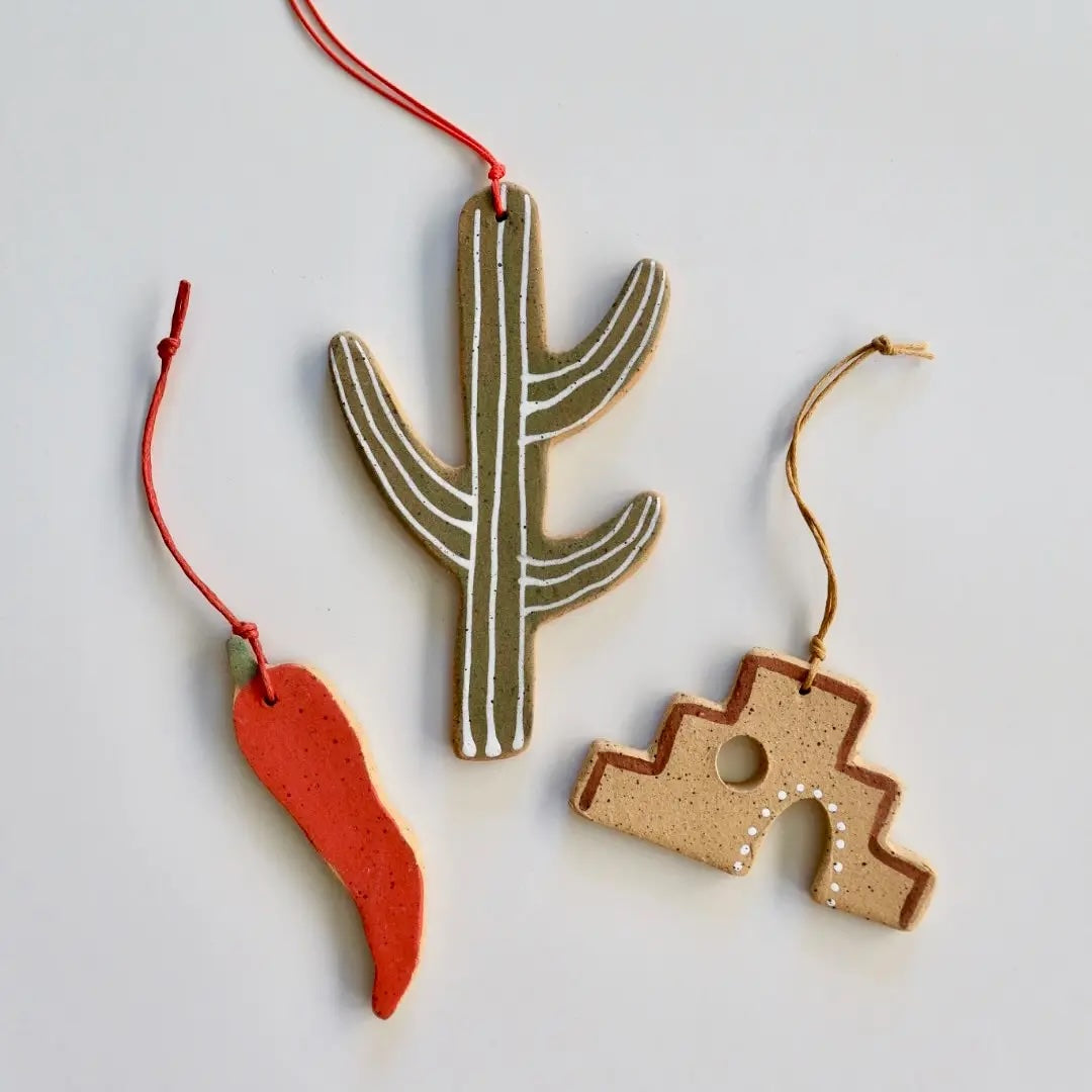 Ceramic Chili Pepper Ornament