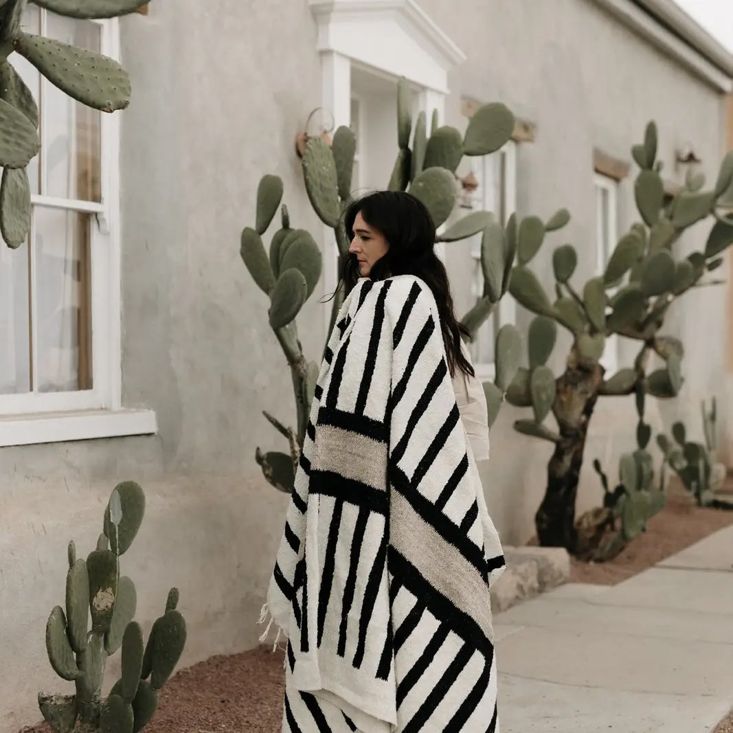 Artifact (Ivory) Handwoven Blanket