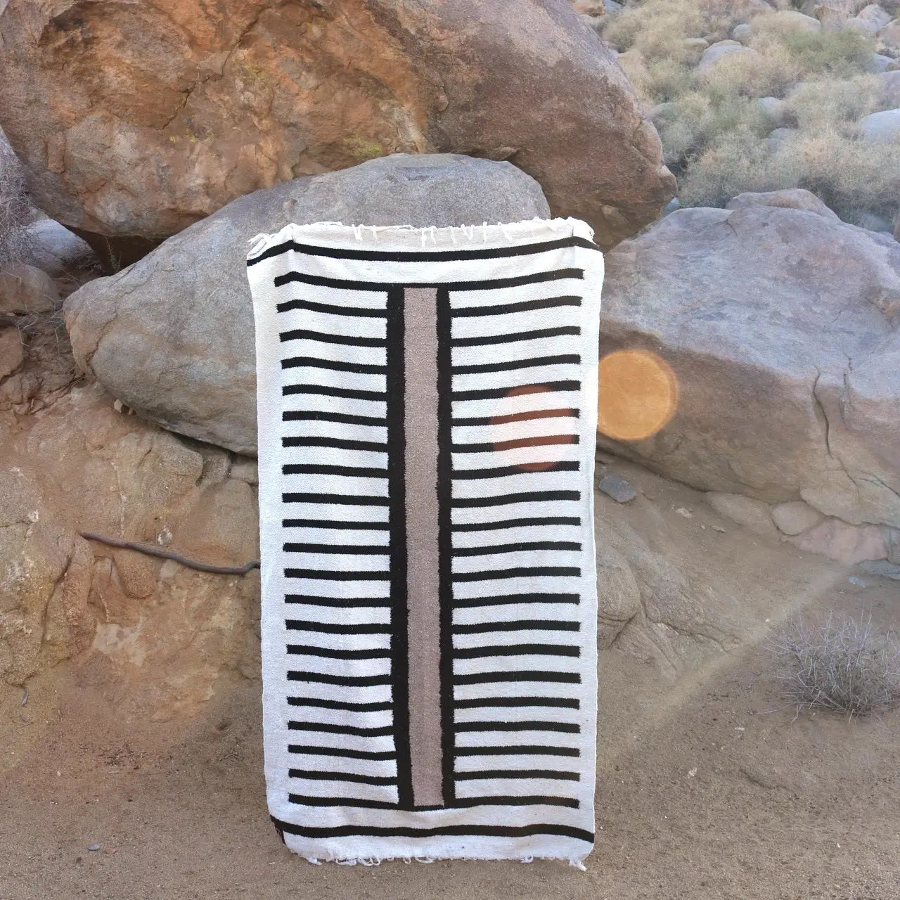 Artifact (Ivory) Handwoven Blanket