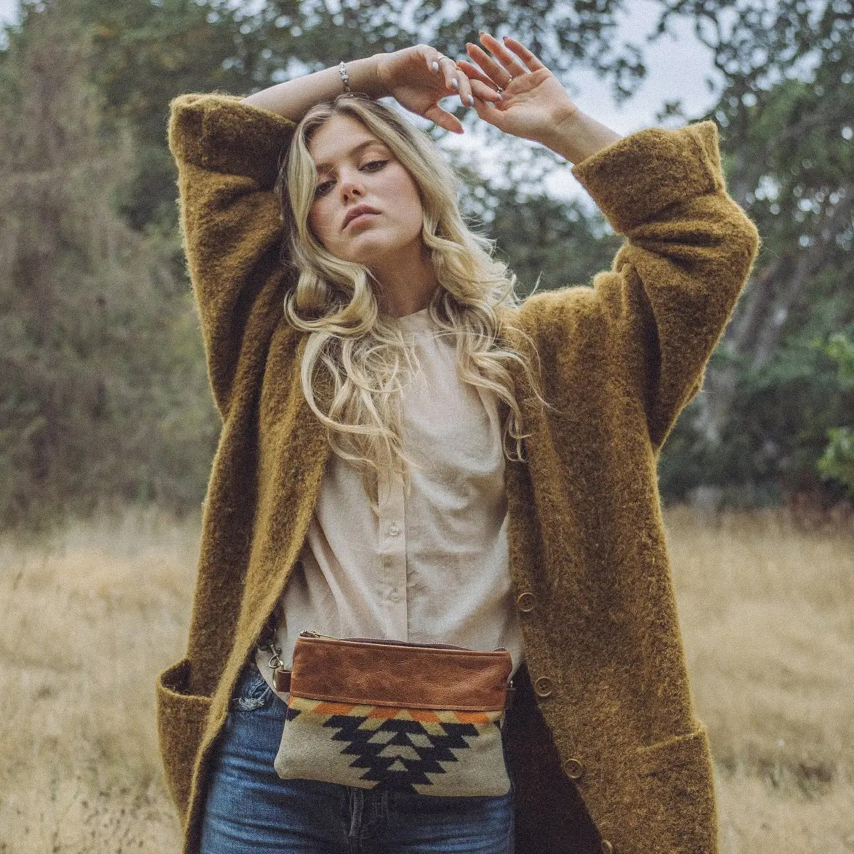 Handmade Leather Belt Bag