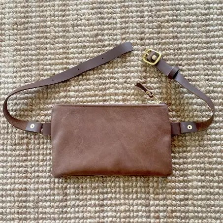 Handmade Leather Belt Bag