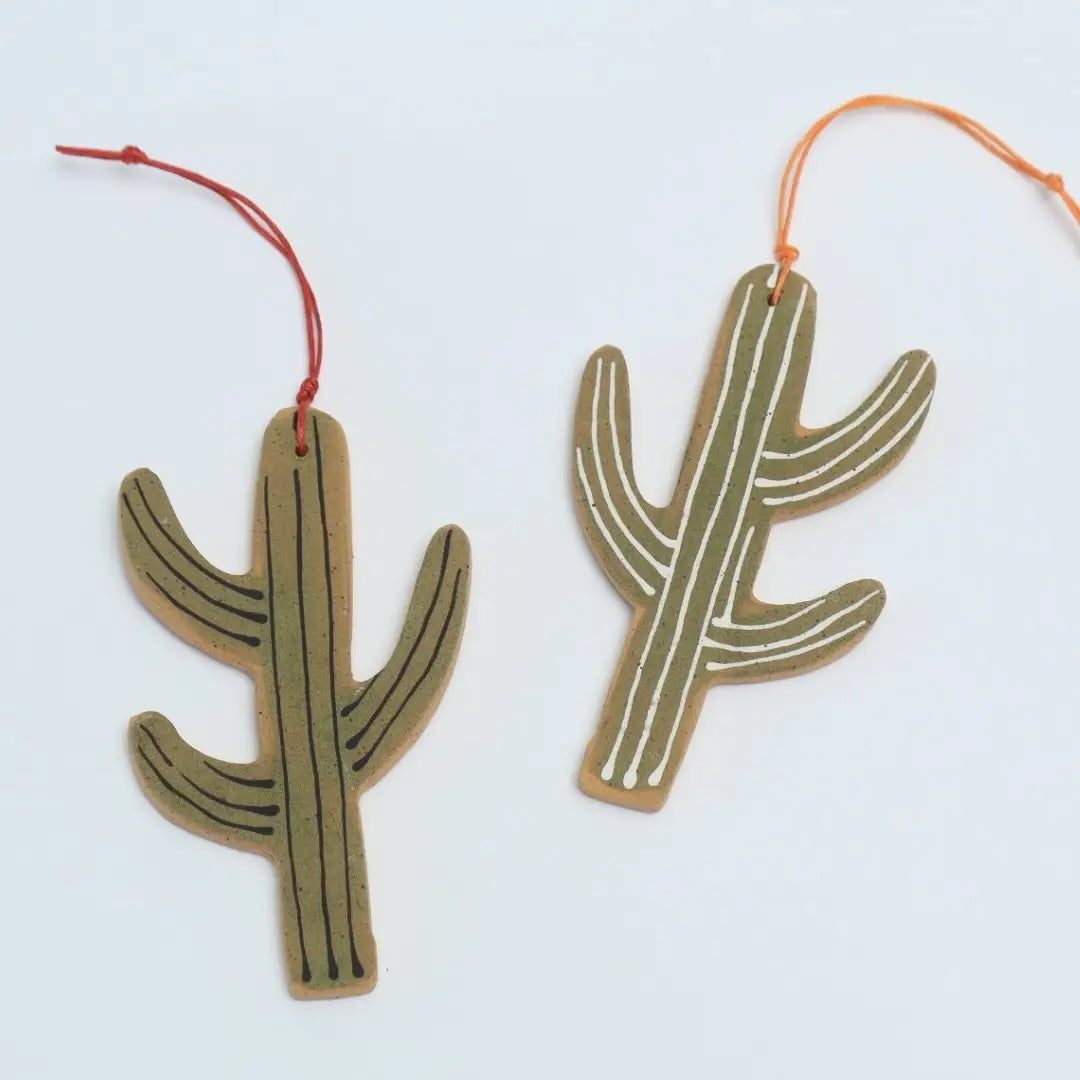Ceramic Saguaro Ornament