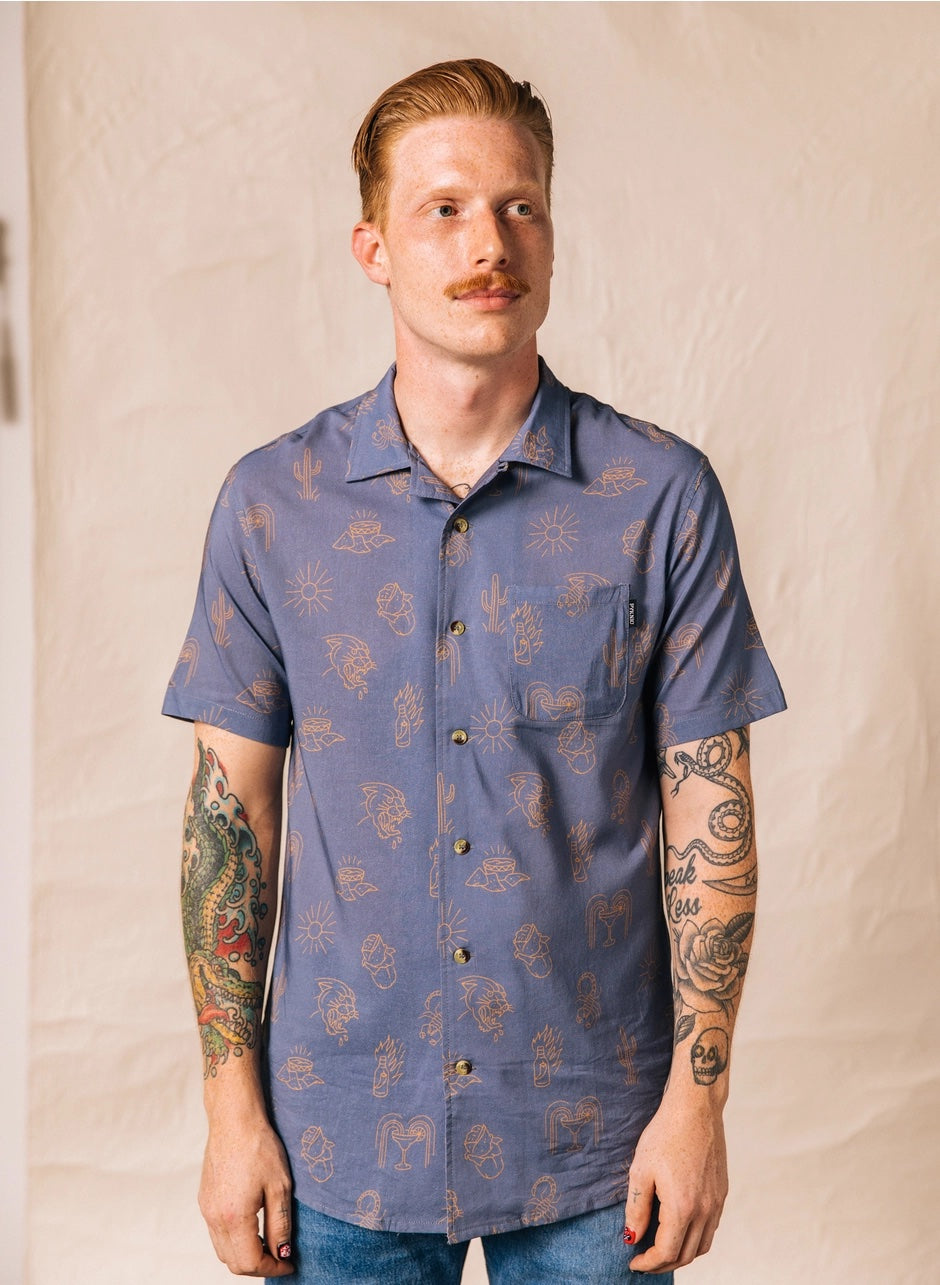 Adios Burritos Button Down Shirt