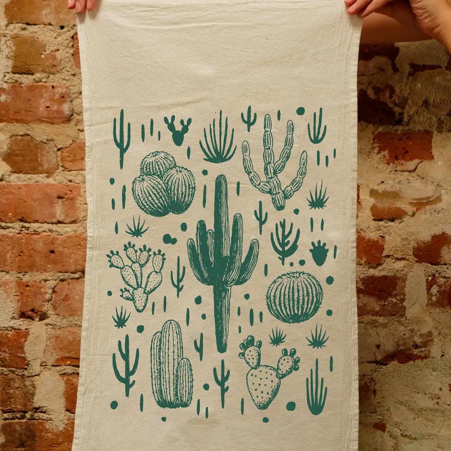 Cactus Tea Towel