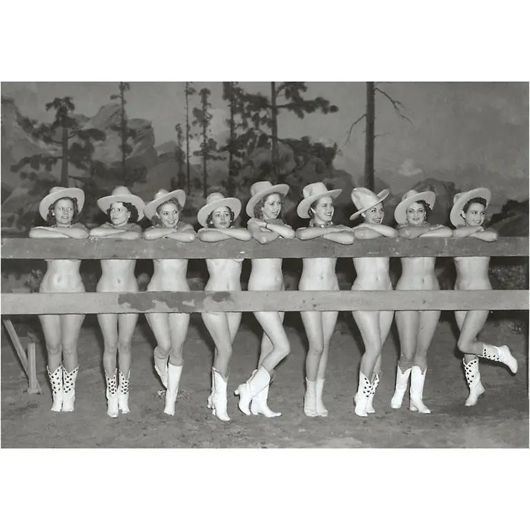 Vintage Cowgirl Print