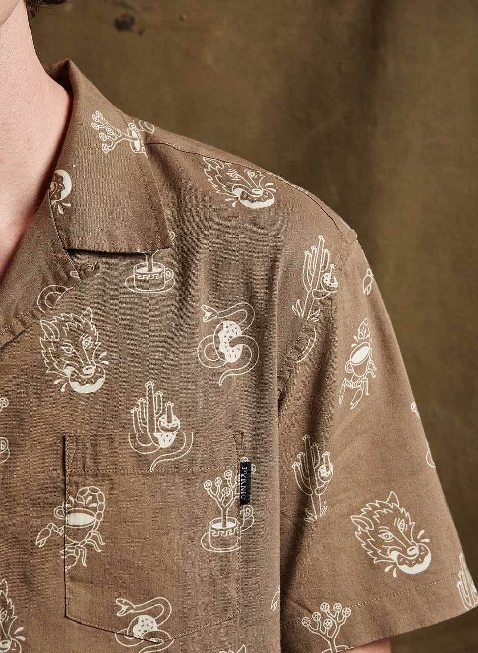 Desert Donuts Button Down Shirt