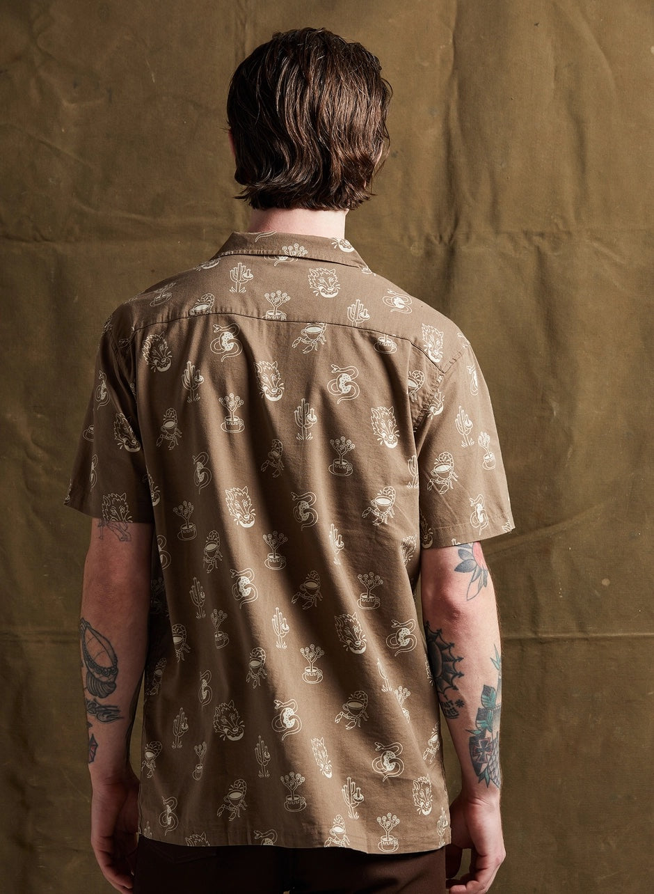 Desert Donuts Button Down Shirt