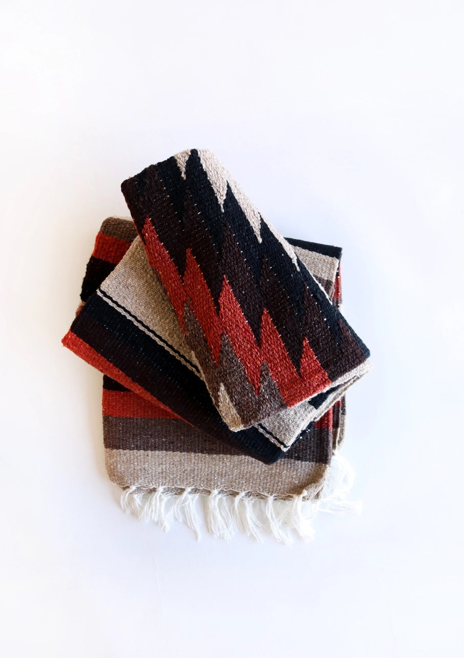 Earth Tones Handwoven Blanket