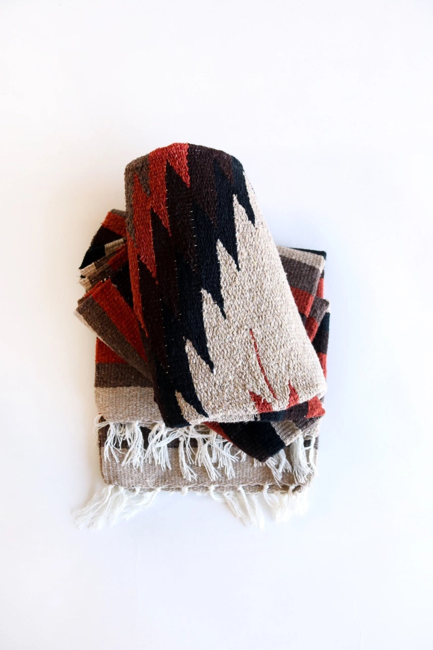 Earth Tones Handwoven Blanket