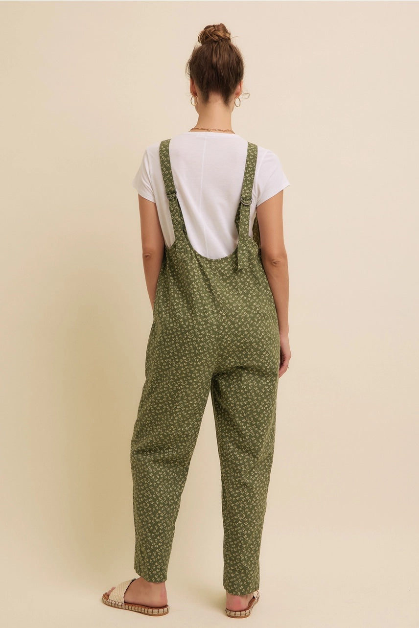 Cotton Floral Jumpsuit