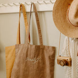 Hand Embroidered Cotton Tote