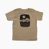 Kids Night Butte Tee: Olive