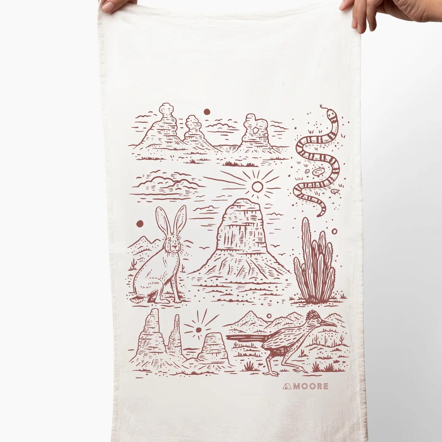 The Desert Tea Towel