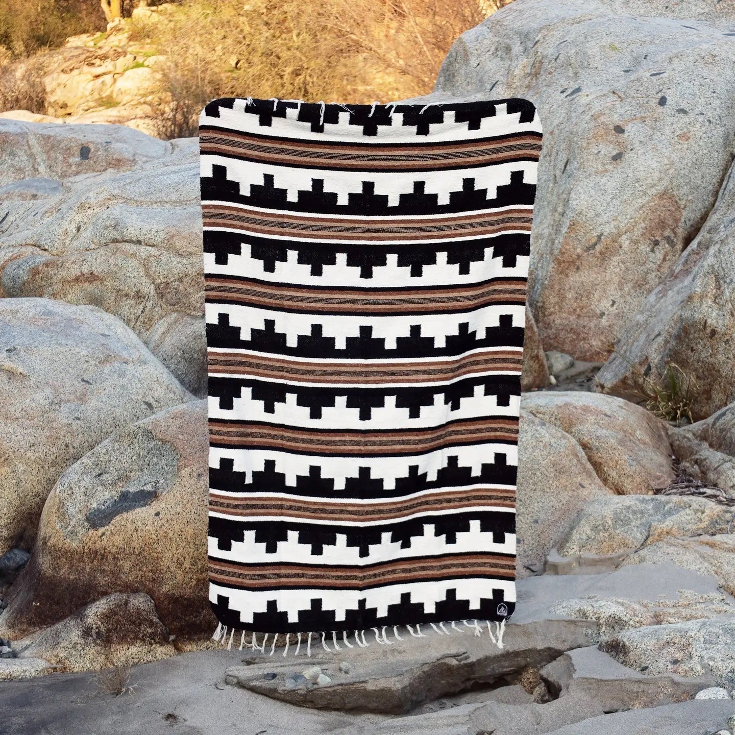 Veil of the Mesa Handwoven Blanket