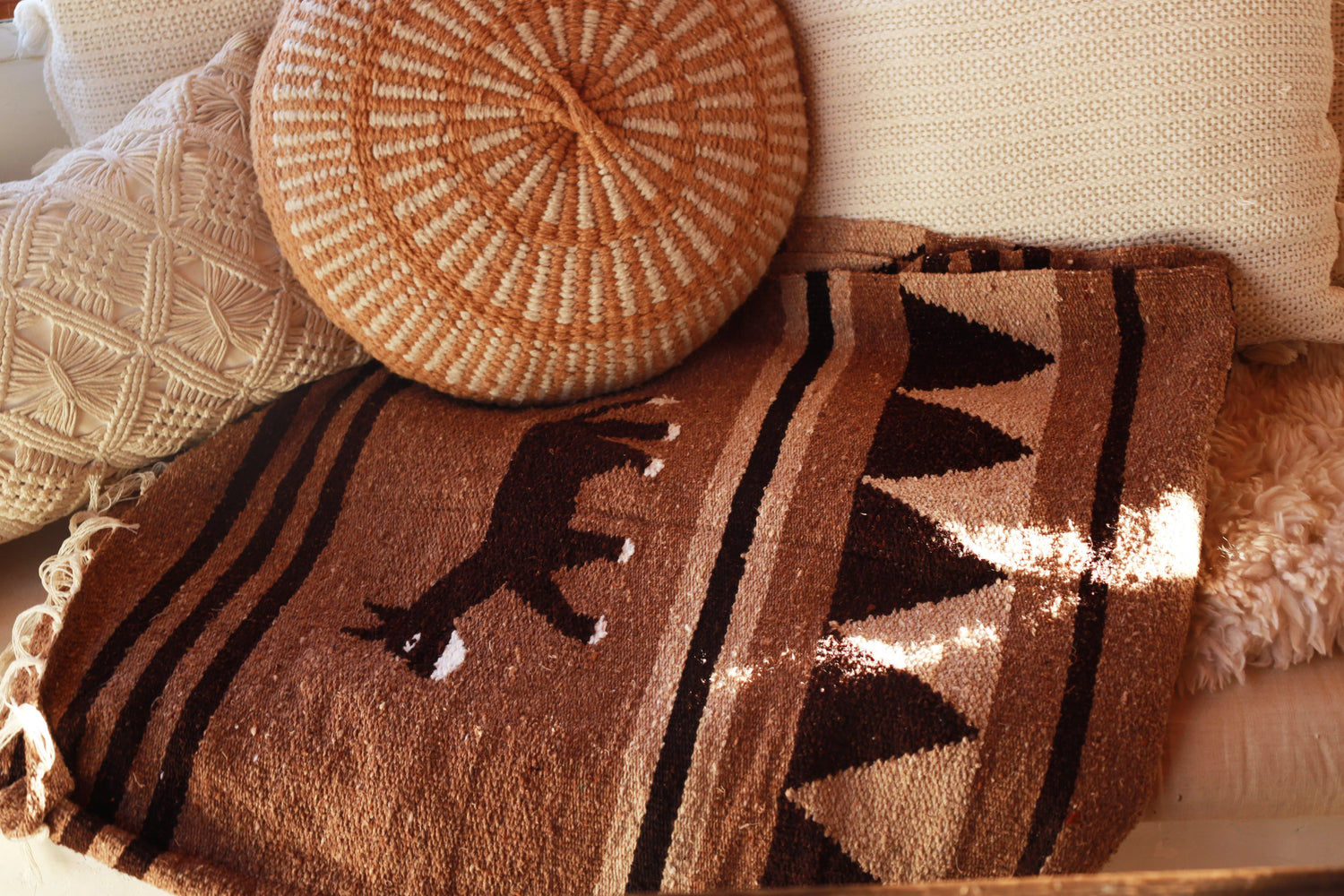 Burro Trails Handwoven Blanket