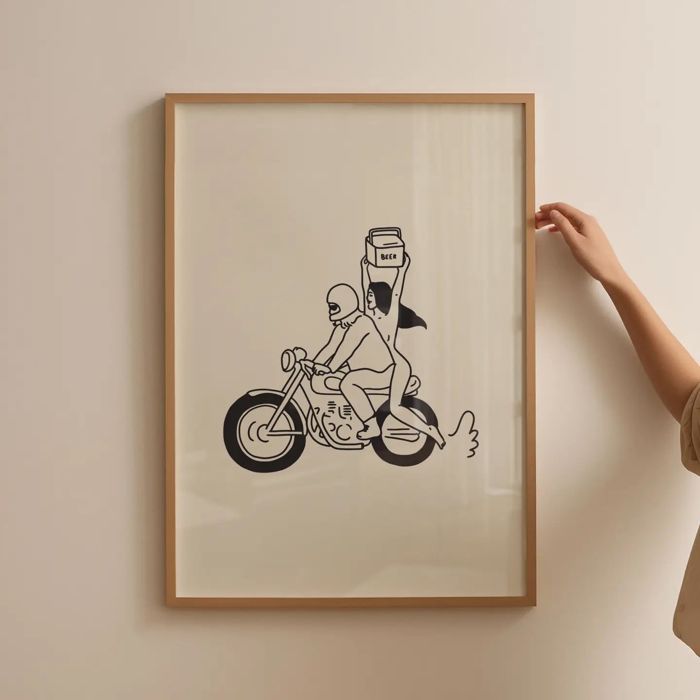 Beer Run Print