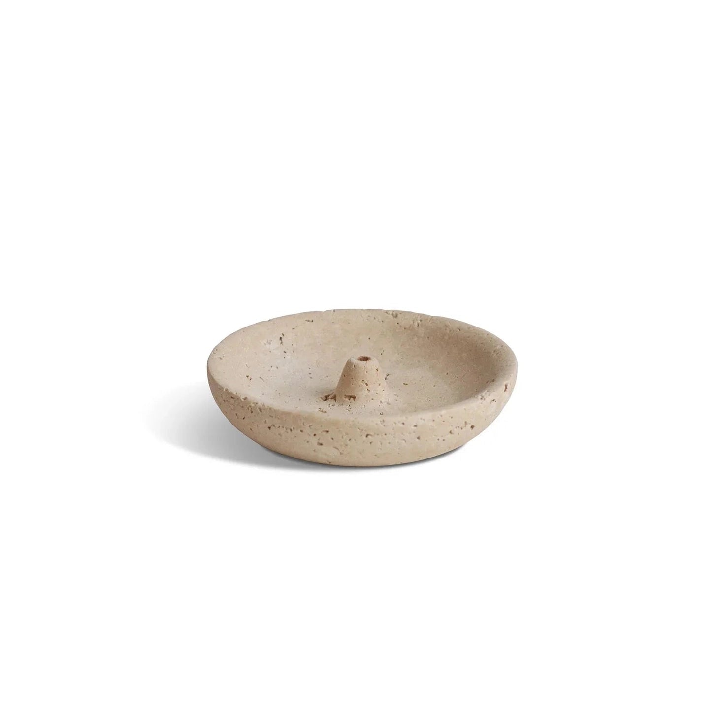 Travertine Incense Plate