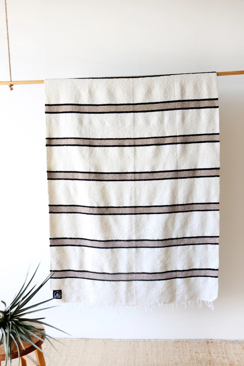 Desert Lines Handwoven Blanket