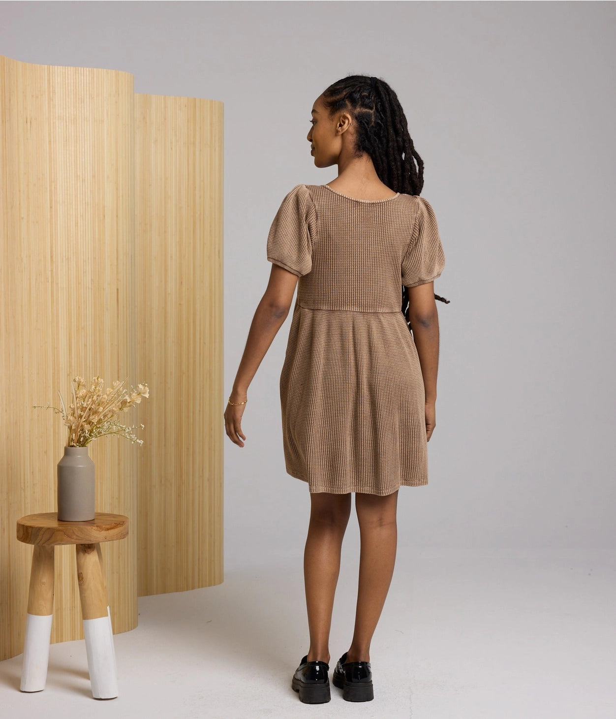 Waffle Knit Dress