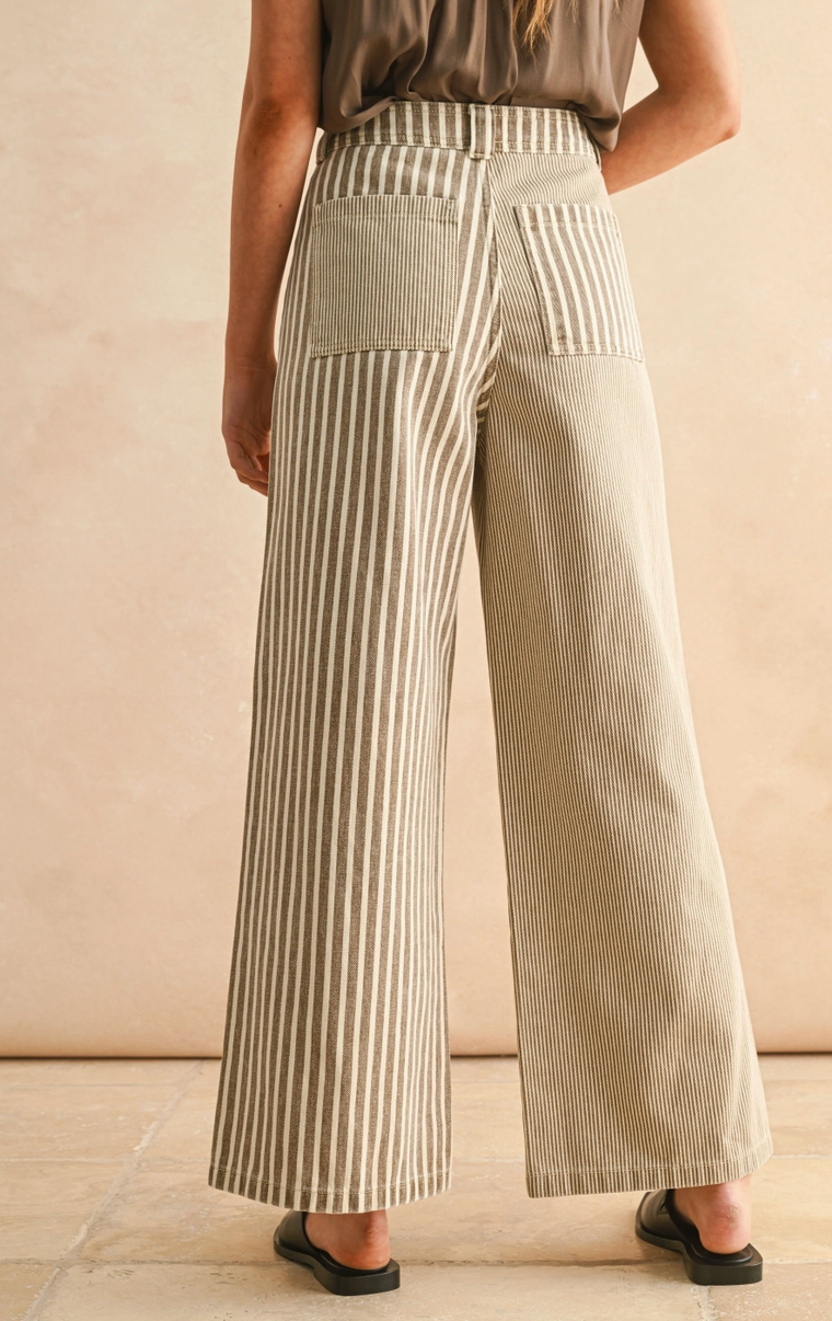 Mixed Stripe Pant