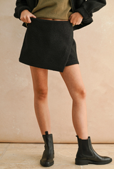 Textured Fabric Skort