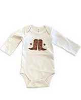 Snake n' Boots Long Sleeve Onesie