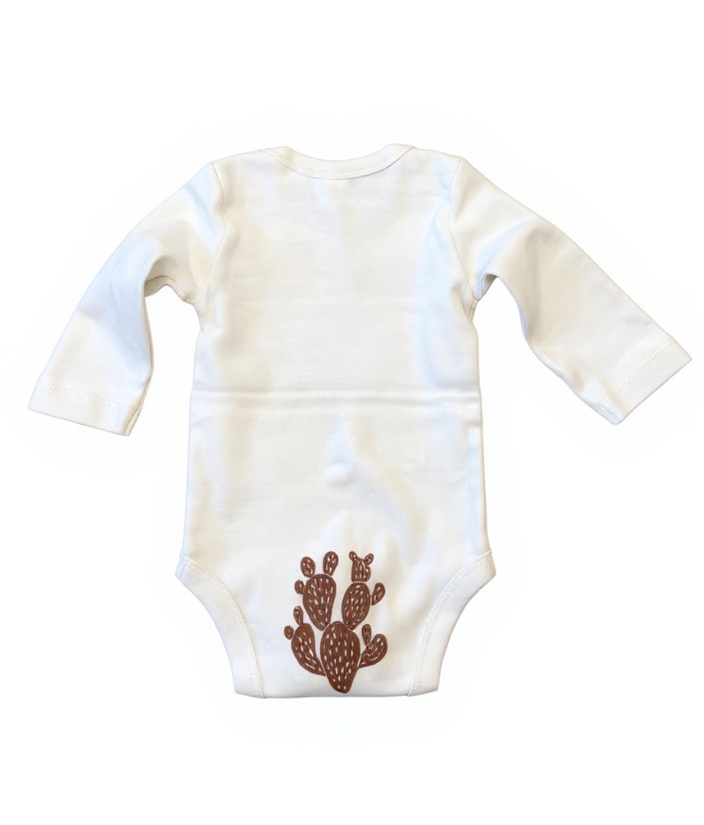 Snake n' Boots Long Sleeve Onesie