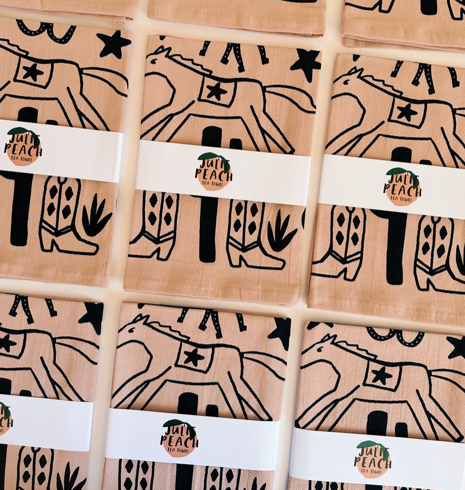 Desert Taupe Tea Towel