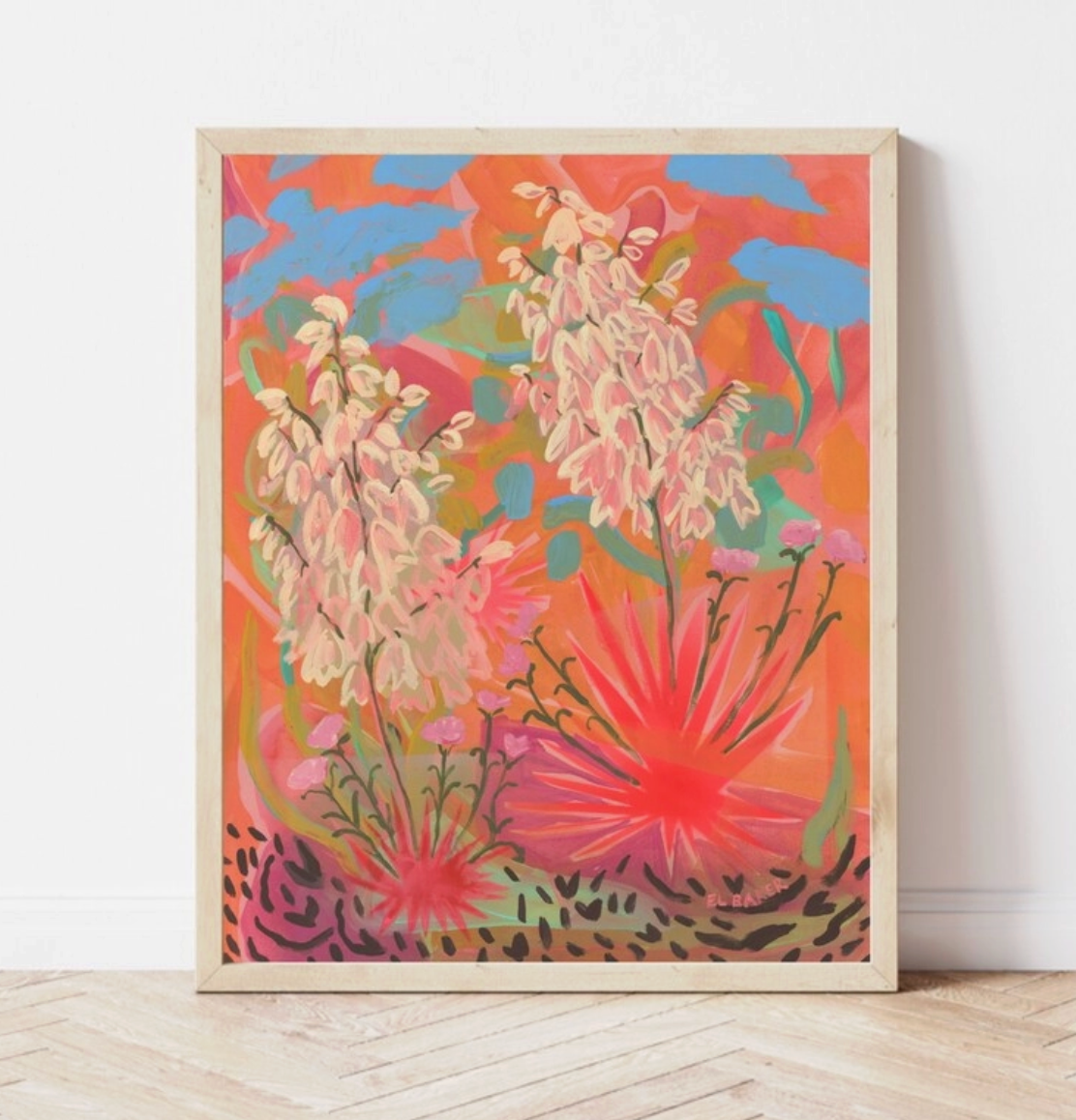 Retro Yucca Print