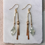 Diamond and Tine Earring