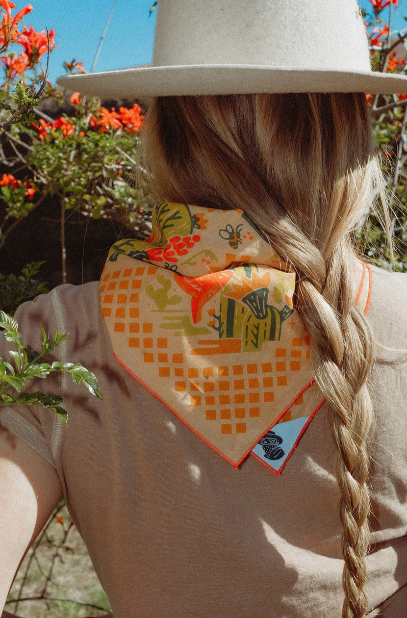 Prickly Pollinators Bandana